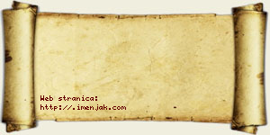 Anđela Medaković vizit kartica